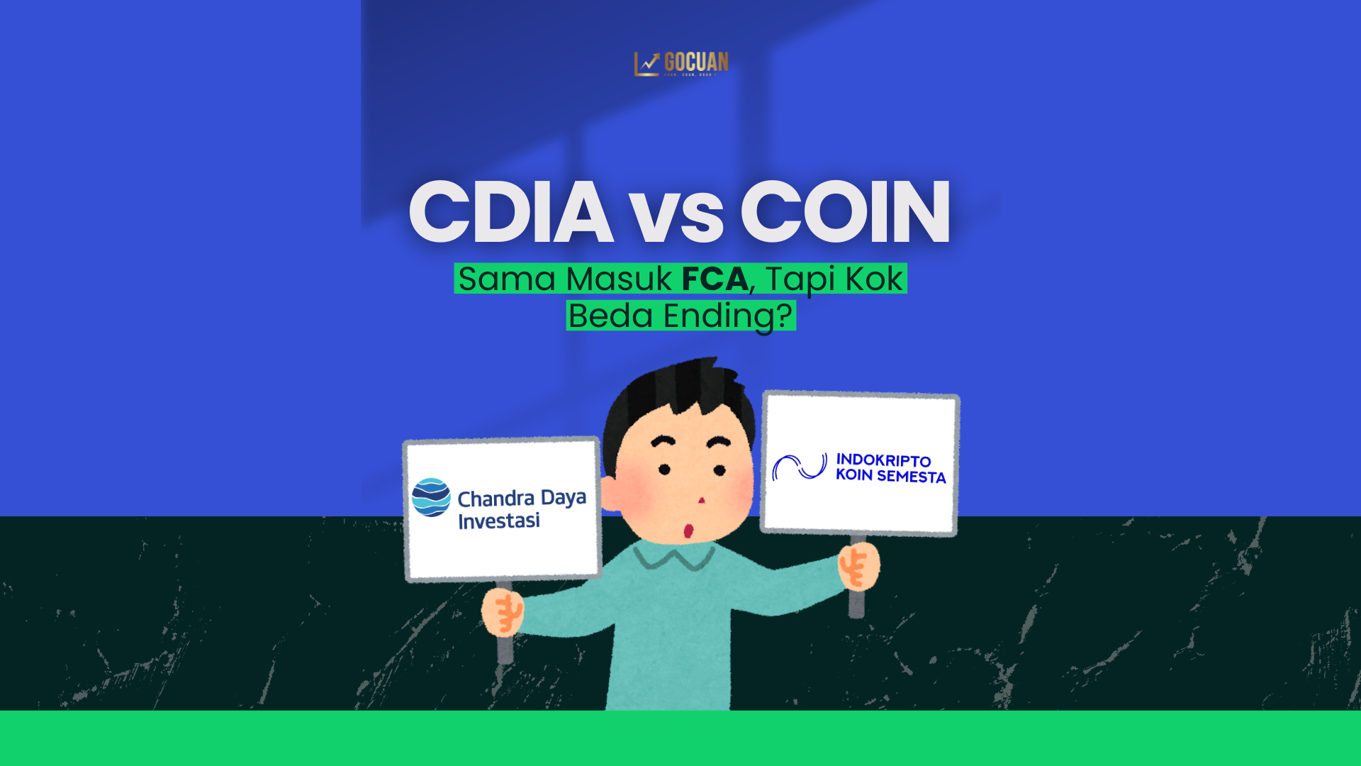 ⚖️ CDIA vs COIN: Sama Masuk FCA, Tapi Kok Beda Ending?